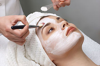 beauty salon series, facial mask
